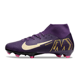 Chuteira Campo Nike Air Zoom Mercurial Superfly 10 Academy FG Mbappe Roxa Pack